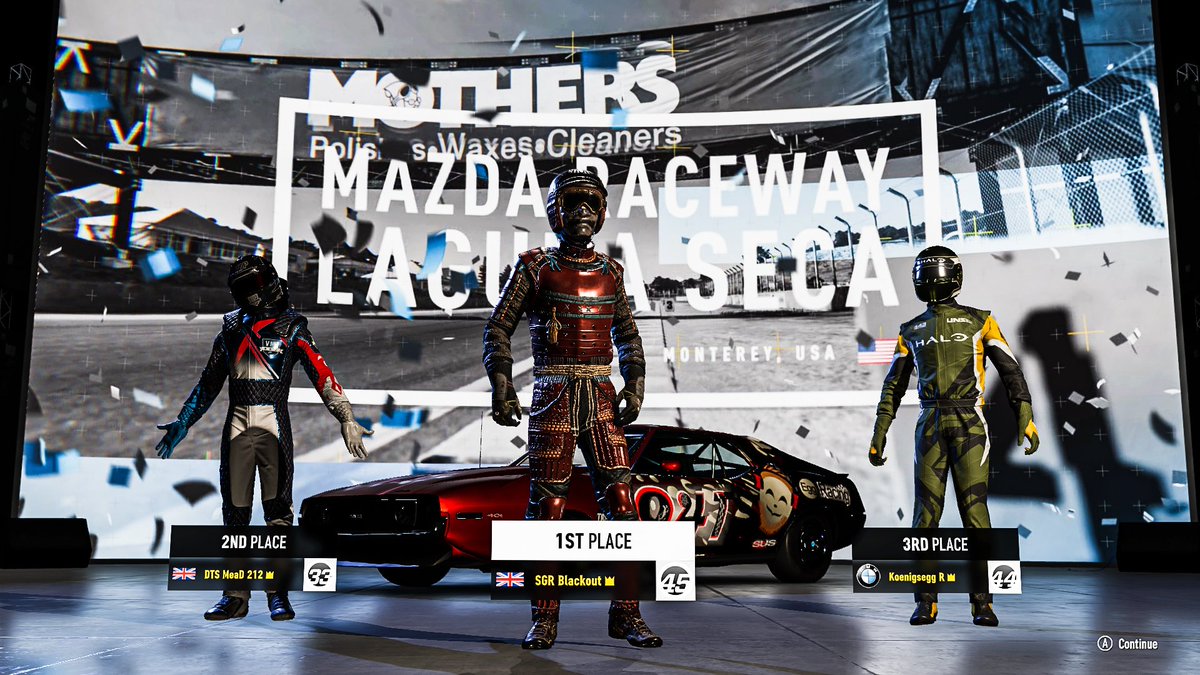 Sensei_Hoon's tweet photo. Great night of racing amongst some really great driver. Was a rocky start to my debut in @TheReal_TORA finishing in last place but will definitely improve as time goes by. Congratulations to the podium winners 🏆.  @FRMotorsports @GGA_Esports #Racing #XboxOne #forzamotorsport https://t.co/I1VjYyLgrX