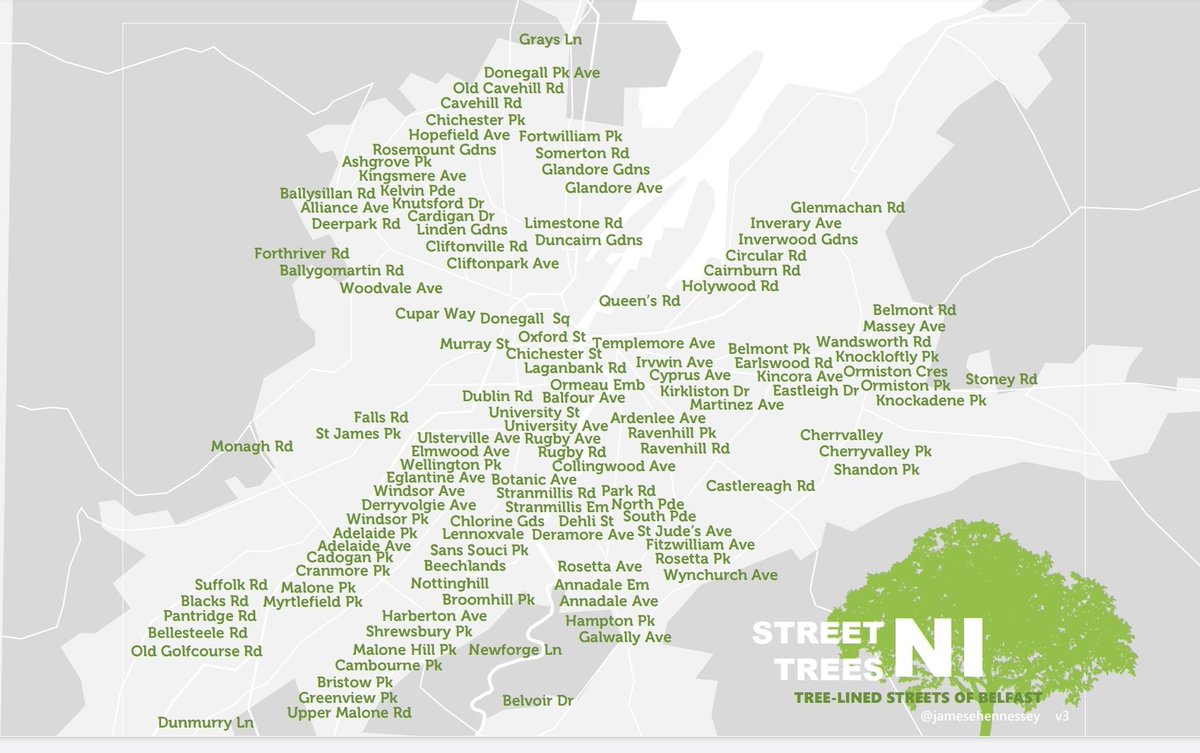 JamesEHennessey's tweet photo. Belfast and its Streets of Trees.
Thank you to all 115 who voted for #MyBelfastTree! Hear the results after 2 fantastic speakers today at 3.30pm. Free @UrbanTreeFest places still available:
https://t.co/jgXIKrG1q7 https://t.co/HAiE0PKlBb