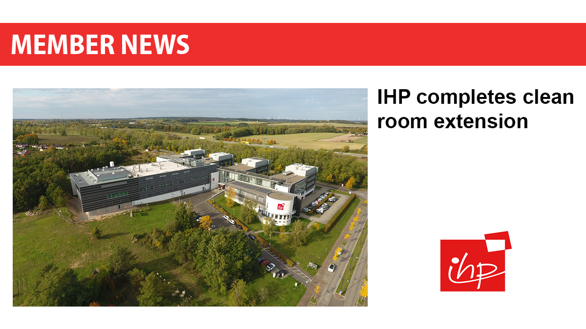 MEMBER NEWS: IHP (Leibniz Institute for High Performance Microelectronics) recently completed its clean room extension, setting IHP (@waferffo) towards leading microelectronic solutions of the future. Read more @ ihp-microelectronics.com/en/infocenter/… 
#EPICmembernews #photonics