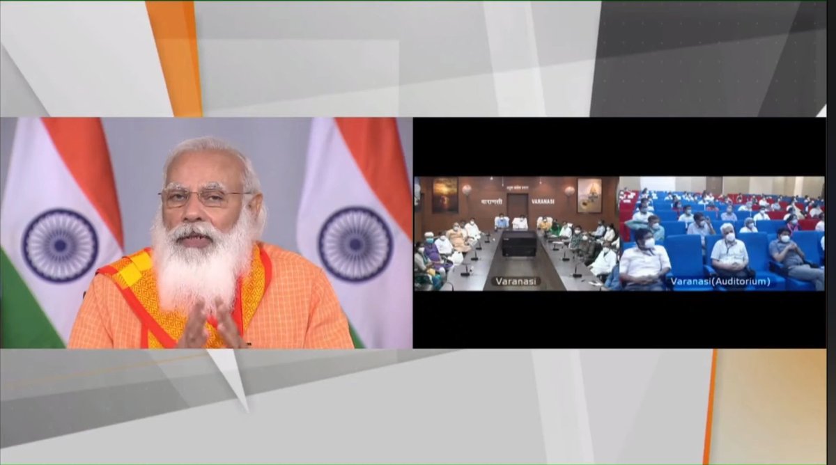 doctorsandeprai's tweet photo. LIVE: PM Shri Narendra Modi's interaction with doctors, paramedical staff and frontline workers of Varanasi.
https://t.co/cbaAwNme1X
#IndiaFightsCorona
#рдзрдиреНрдпрд╡рд╛рджрдореЛрджреАрдЬреА
#рдзрдиреНрдпрд╡рд╛рджрд╢рд░реНрдорд╛рдЬреА
#varanasimodel
@narendramodi
@PMOIndia @AmitShah @aksharmaBharat @UPGovt @BJP4India @BJP4UP https://t.co/UGIkXXWtBD