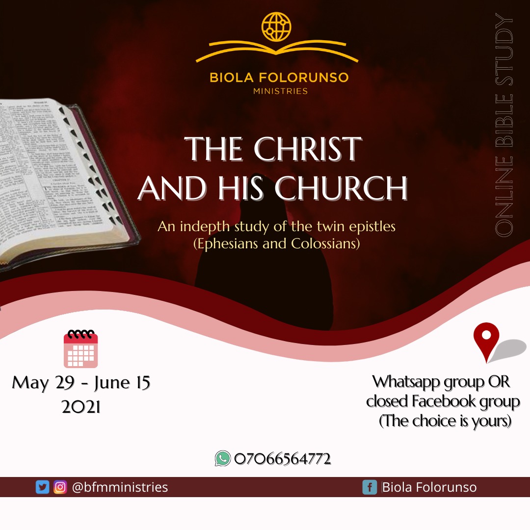 bfmministries's tweet photo. Colossians is often linked so closely with Ephesians that scholars have called them the ‘twin epistles'.
 
It has been discovered that 26.5% of Ephesians is paralleled in Colossians, whereas 34% of Colossians is found within Ephesians!

#TwinEpistles
#OnlineBibleStudy https://t.co/ByyFQqvAw6