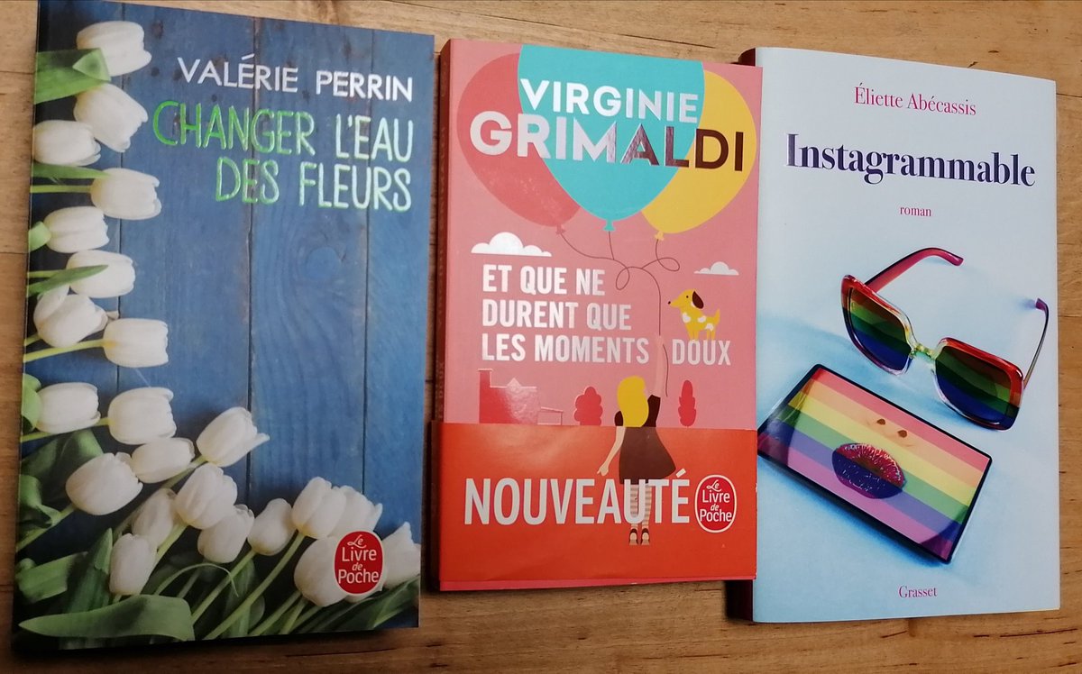 MagaliMichel_'s tweet image. J&apos;ai fait les courses 😁
Bon, je me retiens, j&apos;en ai déjà un en cours... 
Qui les a déjà lus ?
#Lecture #Romans #ConseilsLecture #AvisLecteurs