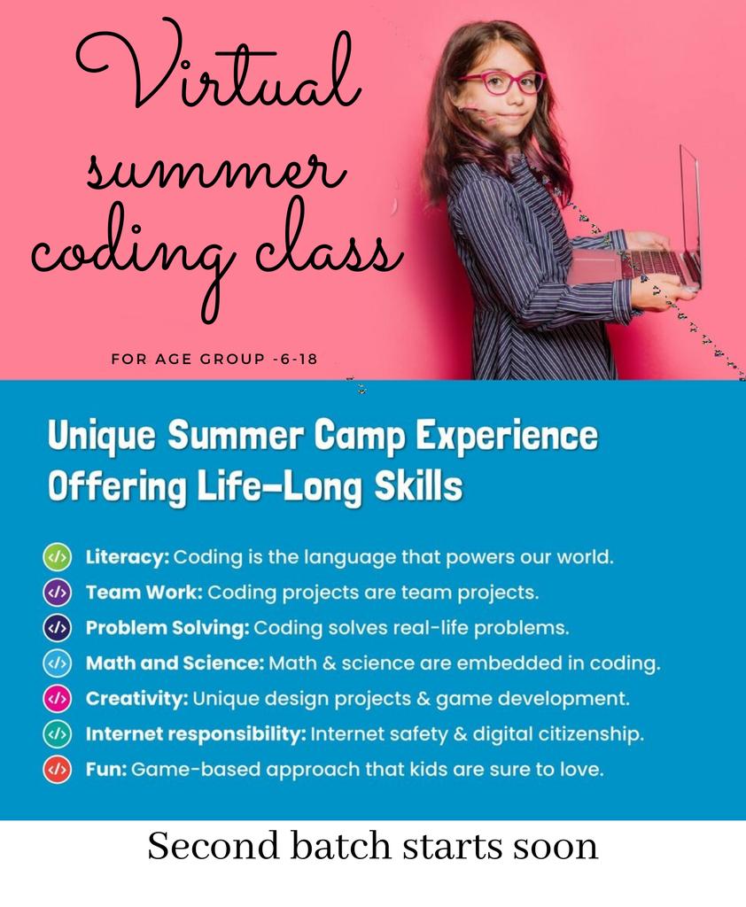 Learn Tech Skills Online This Summer. Taught by Experienced Certified Instructors. Enroll your kid for online coding class with us
#KidCosmic #LearnForexWithFrankie #edtech #learning #education #college #cybersecurity #edutwitter #EconTwitter #AI