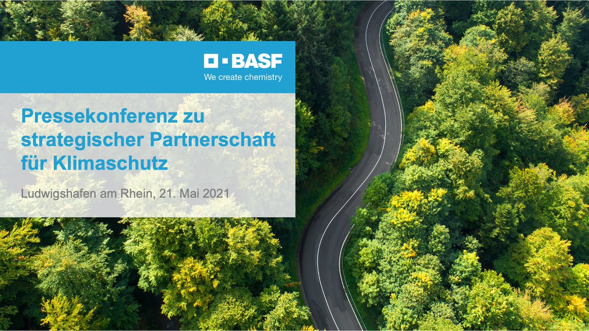 ⚗️📯 Heute findet ab 10:45 Uhr (MESZ) die Pressekonferenz über eine strategische Zusammenarbeit von RWE &amp; BASF zur Erreichung der Klimaneutralität statt! 🖥️

📡 Schaltet hier #live ein 👉 whatislive.de/events/pressek…

#BASF #RWE