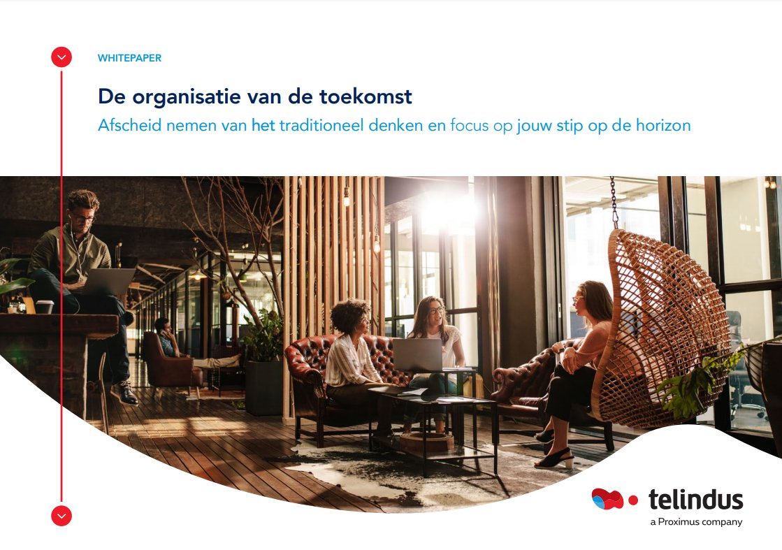 Telindus_NL's tweet photo. De organisatie van de toekomst is een belangrijk middel om nieuwe businessstrategieën uit te werken. Hoe ziet deze organisatie van de toekomst eruit? En hoe krijg jij je medewerkers mee naar de organisatie van de toekomst? Lees het in deze whitepaper: https://t.co/bGhMRv6D8j https://t.co/ThFIHaK6Nn