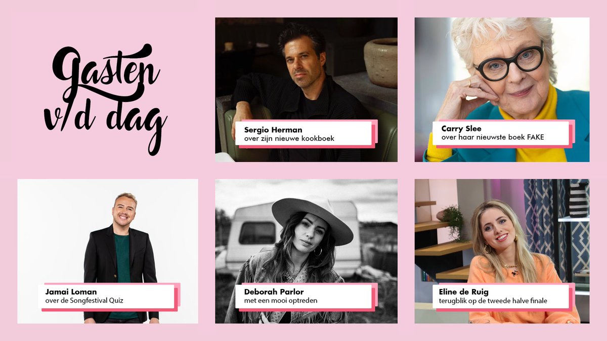 Vandaag in Koffietijd! Veel muziek, Songfestival en lekker eten #koffietijd <a href="/PostcodeLoterij/">Postcode Loterij</a> <a href="/RTL4/">RTL</a>