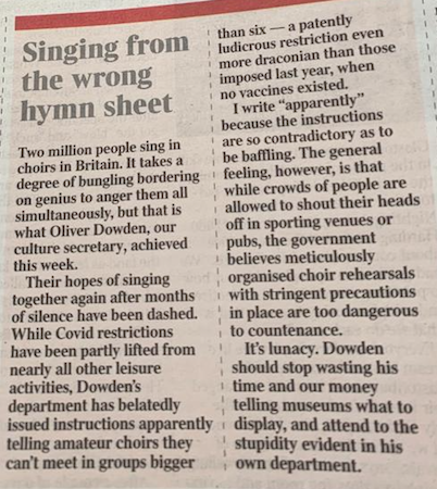 Bravo <a href="/RichmoMusic/">Richard Morrison</a> in today's Times for telling it like it is.