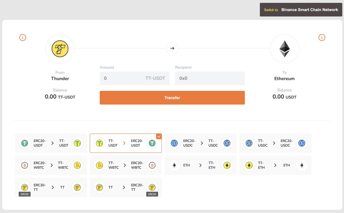 ThunderCoreLab's tweet image. #ThunderCoreBridge was designed for seasoned developers &amp;amp; new users. We’re committed to bringing #blockchain usage to the masses by transforming complex processes into experiences that are easy to understand and navigate. 

Transfer #crosschain assets now:
bit.ly/3wmYJGL