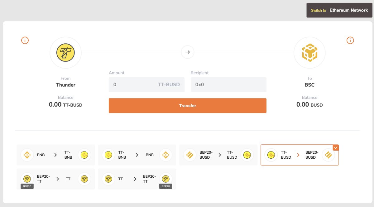 ThunderCoreLab's tweet image. #ThunderCoreBridge was designed for seasoned developers &amp;amp; new users. We’re committed to bringing #blockchain usage to the masses by transforming complex processes into experiences that are easy to understand and navigate. 

Transfer #crosschain assets now:
bit.ly/3wmYJGL