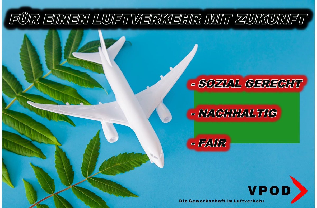 Der Luftverkehr muss sozialer und ökologischer werden. Deshalb möchten wir mit den Arbeitgeberverbänden der Branche in einen Dialog treten, wie der Luftverkehr der Zukunft gestaltet werden kann. Sozial gerecht, offen für alle, nachhaltig und fair. 
#klimastreik