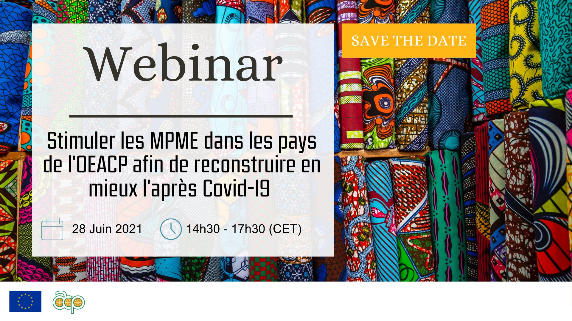 webinar SMEs in ACP countries - to rebuild after Covid19