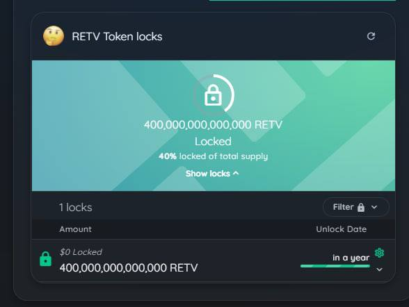 RETV_Pet's tweet photo. In order to gain trust from the community, we $RETV Team have decided to locked 400,000,000,000,000 $RETV which equal to 40% of the total supply for 1 Year until 21st May 2022

https://t.co/XerwzgSRgX

#RETV #BSC #PancakeSwapV2 https://t.co/YMNaCrcAdn