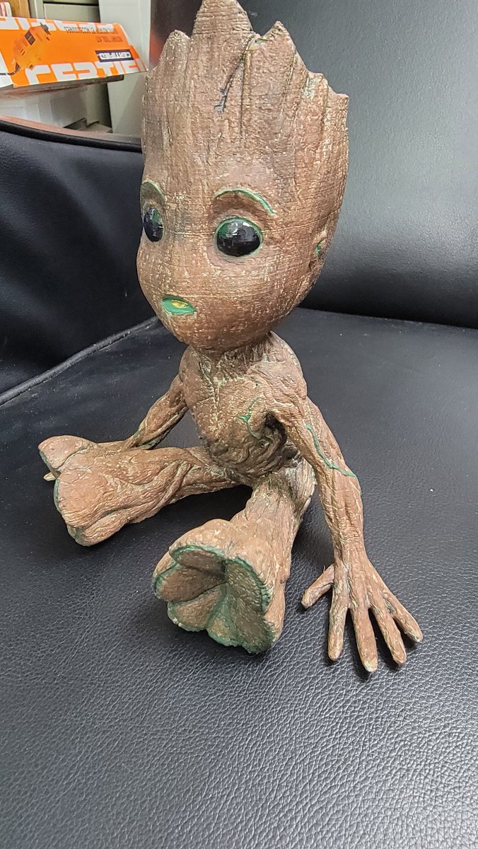 PreviouslyTasty's tweet photo. I was going to clear coat all of groovy but I think it's better with just the eyes. https://t.co/2xmiHVXq9S