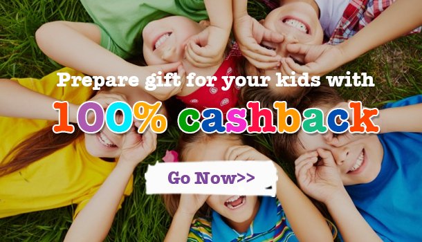 Prepare gift for coming Children's Day on #Rebatest with 100% cashback>>bit.ly/3bIScOT
