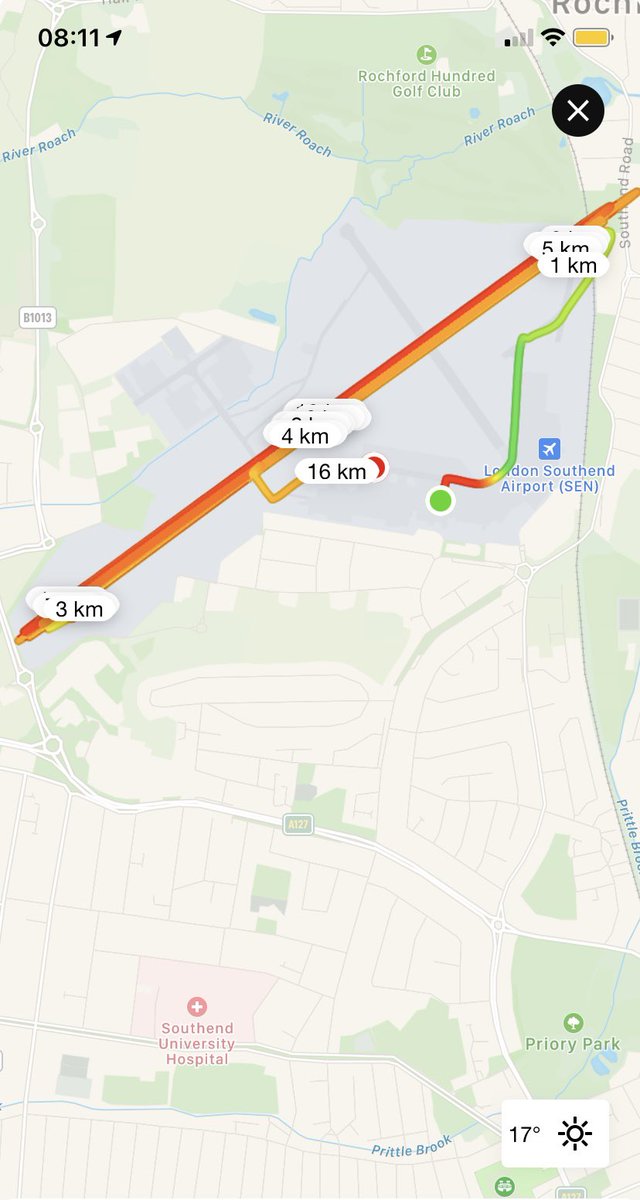 Where is the strangest or most unique place you’ve ever run? On Wednesday <a href="/RunDaddyRun16/">Mike Edwards</a> ran 10 miles on an airport runway ✈️ <a href="/UKRunChat/">UKRunChat</a> <a href="/runr_uk/">Runr</a> <a href="/eventsatw/">ATW</a> <a href="/EssexAArunning/">Essex Road Running</a>