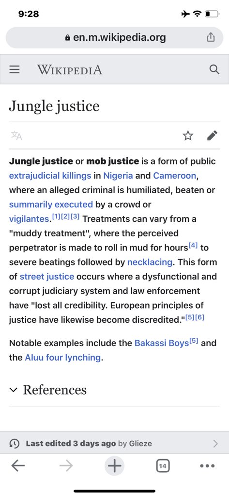 TheRedMovement1's tweet image. Can you imagine how unfairly Nigerians are mistreated all over the world even on Google. 

How do you describe the meaning of Jungle or Mob justice as a Nigeria thing 🤷🏿‍♀️ 

#EndSARS #Nigerian #BlackLivesMatter #ZandspruitMobJustice #SouthAfrica #sabcnews
