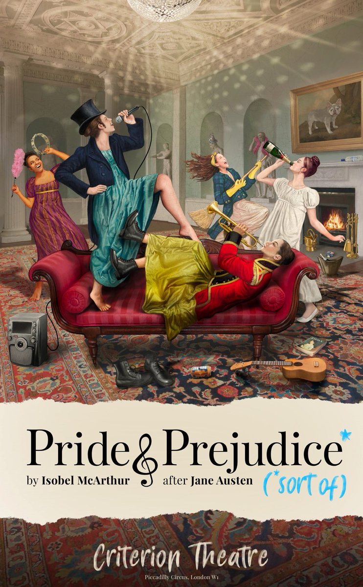 I am over the mirror ball to tell you that I am producing the sensational Pride and Prejudice #sortof in London’s soon to be glittering West End at the Criterion Theatre from October 1 for an open ended run ⁦<a href="/pandpsortof/">prideandprejudicesortof</a>⁩ ⁦⁦<a href="/TronTheatre/">TRON THEATRE</a>⁩ #scottishtheatreatitsbest