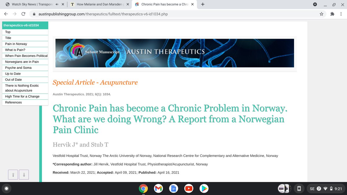 JillHervik's tweet photo. https://t.co/kfkVelkIHA             #ChronicPain #kronisksmerter
 #akupunktur #acupuncture #smertebehandling #smerteklinikker https://t.co/8BXoduYuvq