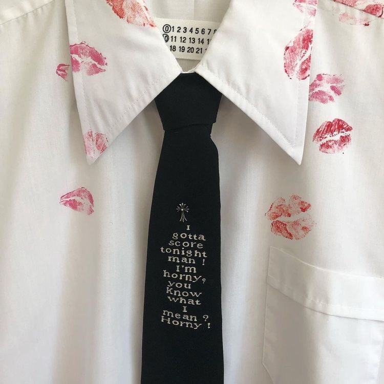 yohji yamamoto necktie