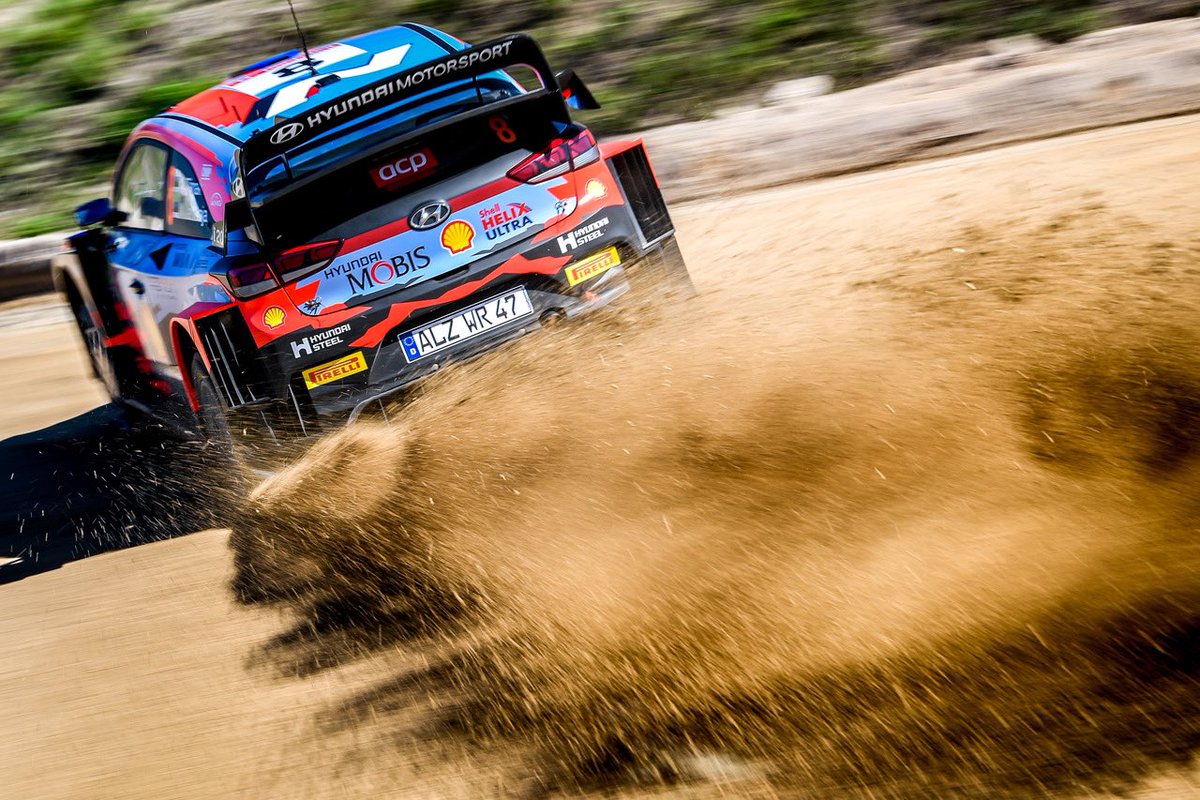 ⏱️SS1 Lousã 1 (12,35 km): STAGE WIN! 🥇
💭“We had a stall in the stage and a spin. The engine stopped as well.”

1⃣ TÄNAK 9:04.7
2⃣ Sordo +0.4
3⃣ Neuville +0.5
4⃣ Greensmith +0.5
5⃣ Evans +2.5
6⃣ Rovanperä +2.9

#RallyPortugal #WRC #goOtt