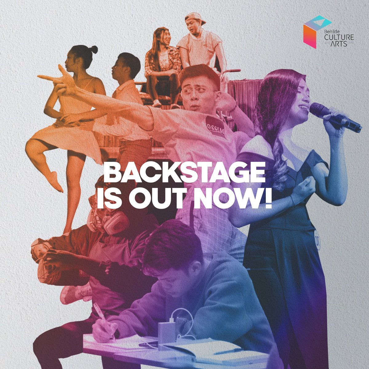 CSB_CAU's tweet image. Backstage Vol 6: Art is Here is out now! 🎉👇
benildecultureandarts.com/backstage

Backstage is the official newsletter of the Benilde Culture and Arts Unit (BCAU). Published annually, it documents the student-artists experiences in different productions and events.