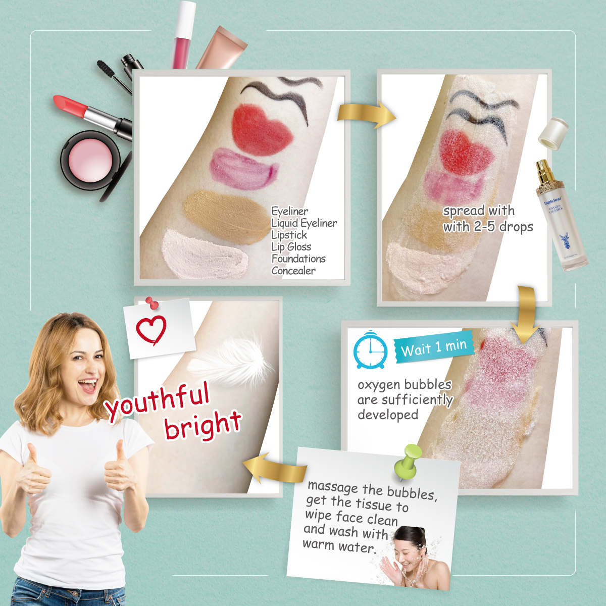 TopWellCosmetic's tweet photo. This product is an essential piece in your skincare routine as it deep-cleanses your skin as you might find your pores clogged from the daily air pollution it comes into contact with. 

#Cleanser #deepestcleansing #lightbubbletexture #Topwell #TOPGEL #Topiclear #Taiwan https://t.co/VNZNu0kt1E