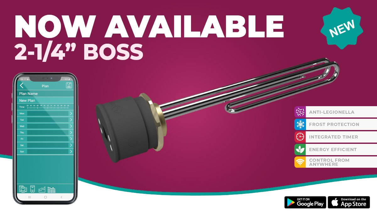 NEW PRODUCT! ✨

We are now stocking the new <a href="/teslaTSmart/">T-Smart Thermostat</a> #Thermostat with a 2-1/4” Boss. Control your heating from anywhere and reduce your hot water usage by managing it via the free T-Smart app. 

For more info: tinyurl.com/sp5vdx7p