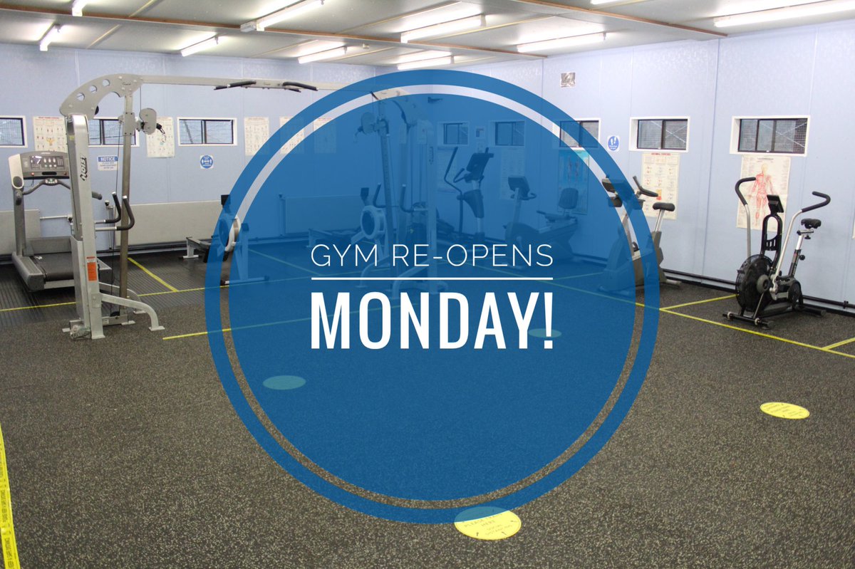 HMP_Exeter's tweet image. Question: how do u make 4 x PE instructors very happy? 

Answer: re-open the gym of course! 

From Monday our PE department will re open to improve both physical and mental health! 💪🏼 #breakingnews