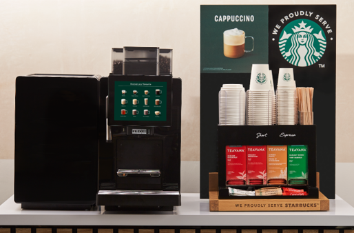 We Proudly Serve Starbucks  Nestlé Coffee Partners Solutions Lab