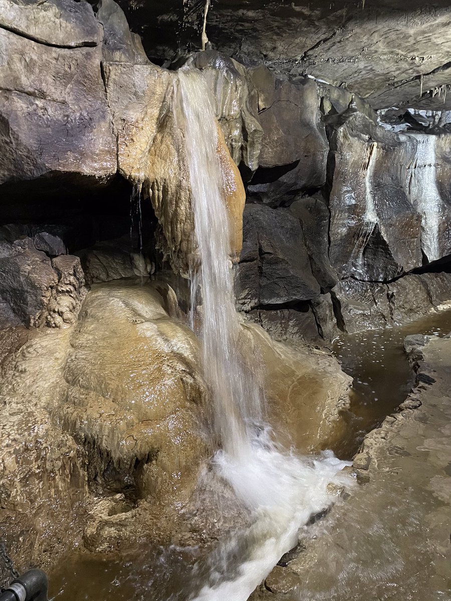 Turn the wet weather into a positive by venturing underground to escape the rain and see where the water goes! There is something quite spectacular about caves in very wet weather! ☔️