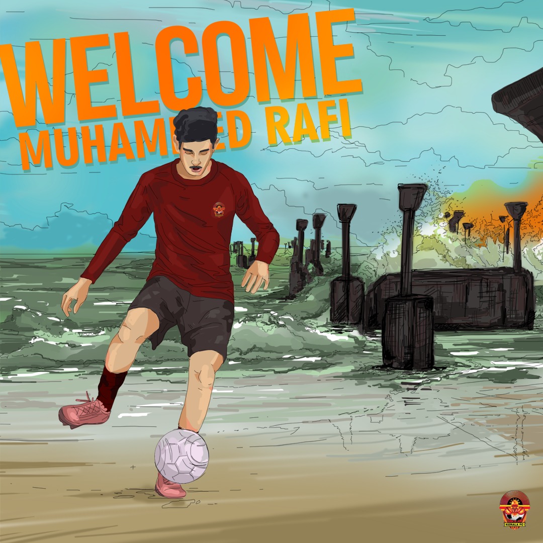 GokulamKeralaFC's tweet photo. New signing Alert 🚨⚡ 

We have secured the services of the former Indian under-19 defender Muhammed Rafi. The youngster from Ernakulam will add more depth to the Malabarians backline 💪💥

Welcome to Kozhikode Muhammed Rafi, we can tune up some football ghazals 😍

#Malabarians https://t.co/b2sXtu4TTc