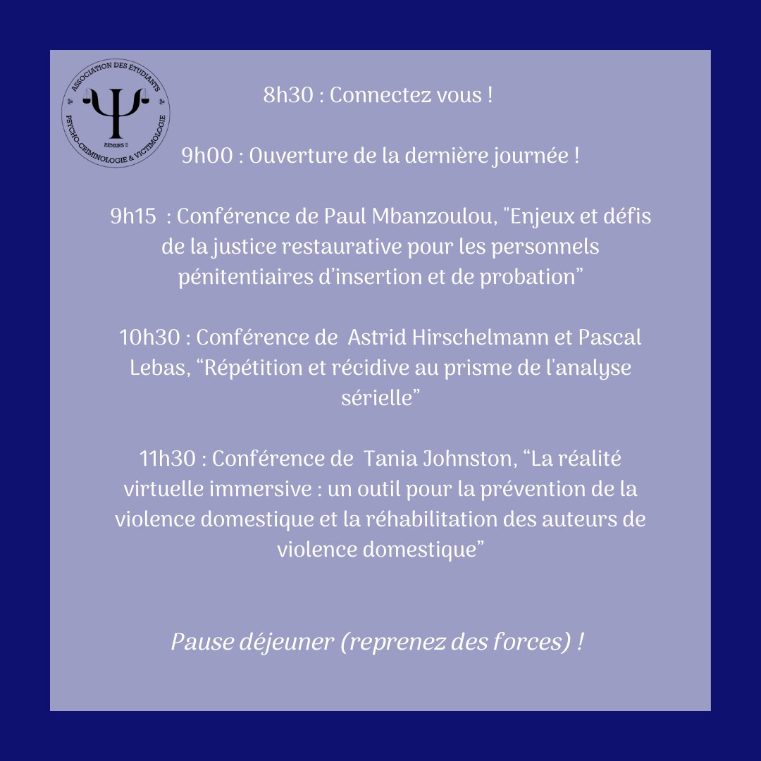 aepcvr2's tweet photo. Programme de la journée ‼ https://t.co/1IURHl6XGX
