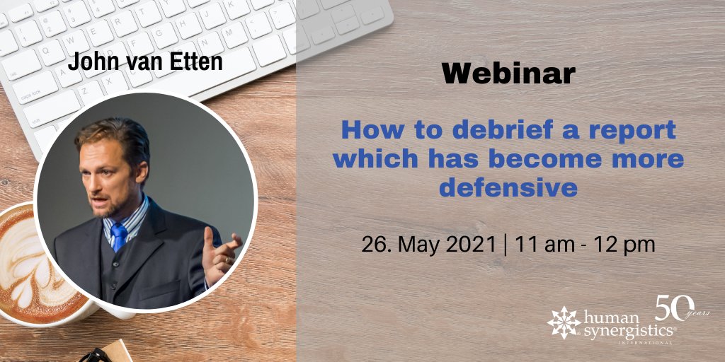 HS_InterConnext's tweet image. #WEBINAR - Have you ever been faced with the task of conducting a debriefing where the coachee&apos;s profile was more defensive than before &amp;amp; at first you didn&apos;t really know how to deal with it? We will give you some tips on how to approach such a debriefing! bit.ly/3bOMsDt