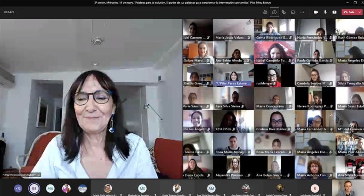 Qué maravilla compartir la tarde con más de 100 profes, de todas las etapas, en el @CEPSantander ¿Cómo crear entornos accesibles emocional y cognitivamente? ¿Cómo implicar a las familias? ¿Cómo cambiar nuestras #palabras? #Inclusión #Abracadabra 
#DUA <a href="/SoniaLAngulo1/">SoniaLAngulo</a> 😍