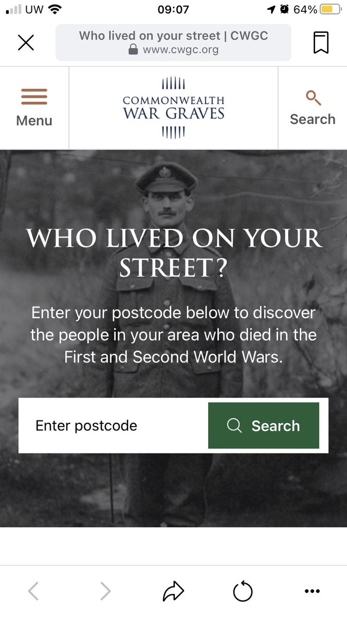 I have just discovered this tool from the <a href="/CWGC/">Commonwealth War Graves</a> and find that Rifleman Charles H Moxham age 25, late of my address in #Chingford died #OTD in 1916. A bit of a shock that it’s the anniversary of his death today.