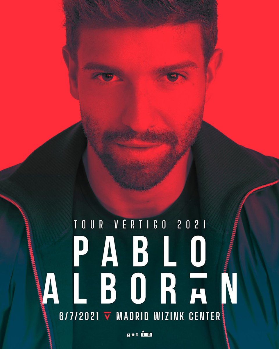 MovistarArenaEs's tweet photo. 6 de julio es la fecha ¡¡El "Tour Vértigo 2021" de @pabloalboran aterriza en el WiZink Center!!
El 6 de julio dará comienzo aquí un tour muy esperado, en el que disfrutaremos de un repertorio único para este reencuentro.

Entradas a la venta el martes 25 a partir de las 11h. https://t.co/15spMoP23t