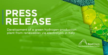 unem_it's tweet photo. #NEWSASSOCIATE #IDROGENO
@NextChem_MT e @MytilineosSA hanno siglato un accordo per lo sviluppo di un impianto di produzione di #idrogeno verde da fonti #rinnovabili tramite elettrolisi in #Italia.
Leggi qui il comunicato stampa ➡️ https://t.co/tvFApOX6TN https://t.co/l4Tpv3xj4y