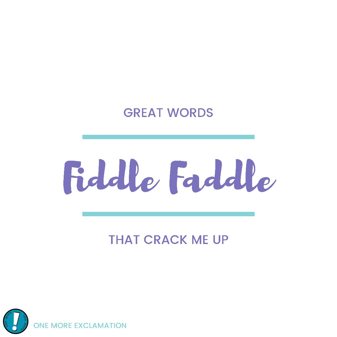 OExclamation's tweet photo. #fiddlefaddle - trivial matters, nonsense
I really need to say this instead of another F word 😲
#writingcommunity #authorslife
#writerslife #writerscommunity
#bookstagram #amwriting
#writerslifeforme
#writingcommunityofinstagram
#writingcommunity #writingcommunityofig https://t.co/sdhcm2l41z