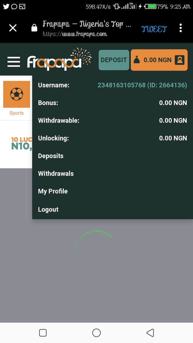 starboyabbey's tweet photo. @pbtips_ Done boss
New customer
ID 2664136 https://t.co/zK1VeEwSqb