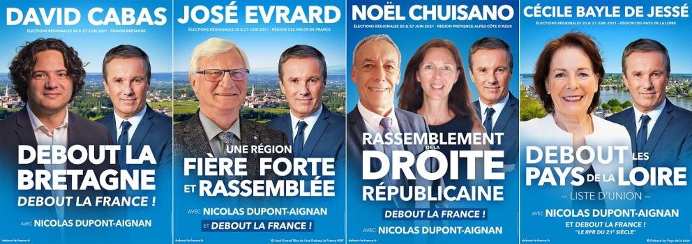 #Régionales2021 : les listes Debout la France !
Les élections régionales qui se tiendront les 20 et 27 juin prochains sont marquées chez Debout la France par une adaptation à la réalité locale pour faire gagner les projets gaullistes et souverainistes.
📲 debout-la-france.fr/actualite/regi…