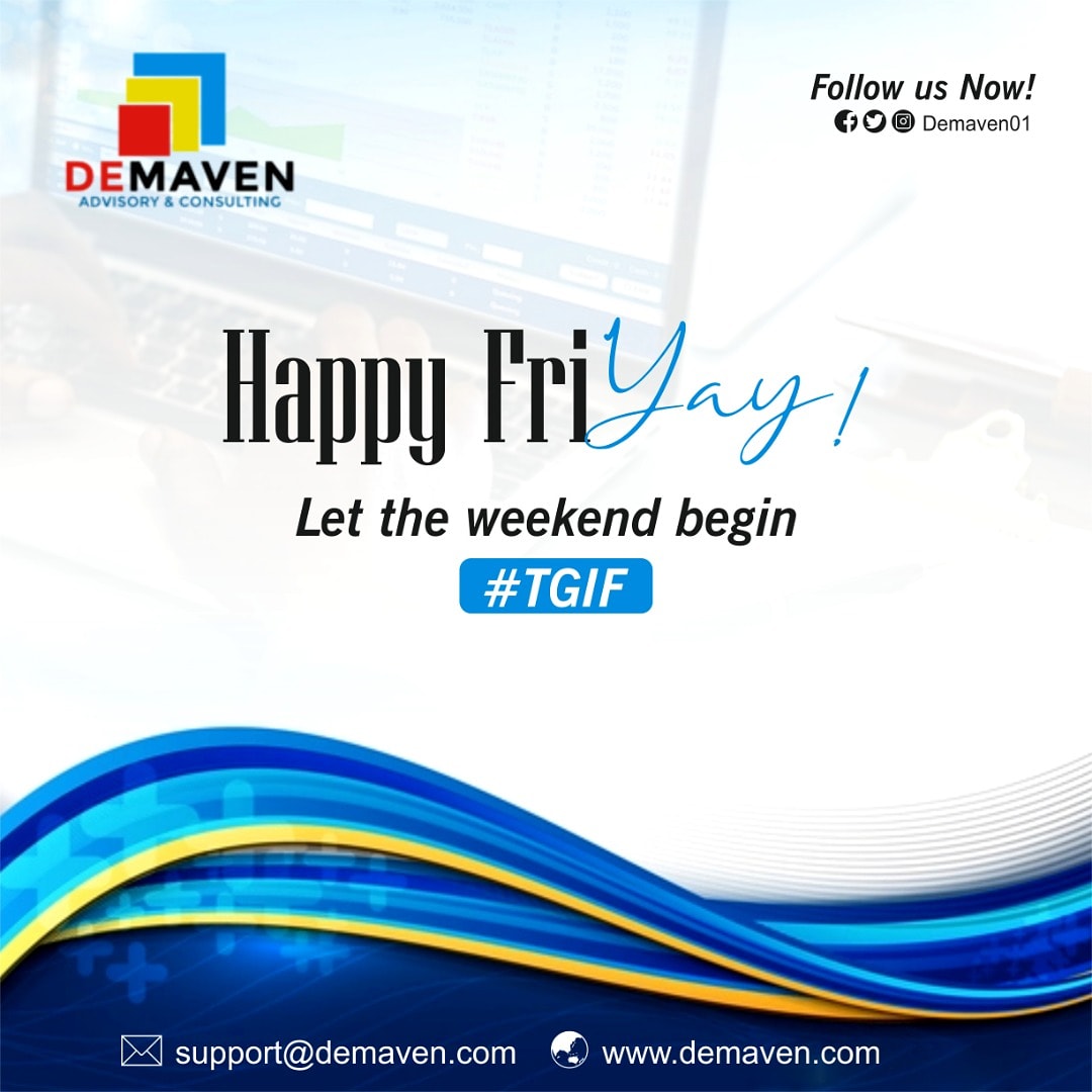 demaven01's tweet photo. Better days are coming. They are called Saturday and Sunday.

Have a fantabulous weekend.

Don’t forget to contact us for all your financial advisory services and accounting software. 

#demaven #accounting #software #bookkeeping #instagram #advisory #consulting https://t.co/CZwaArhx9y