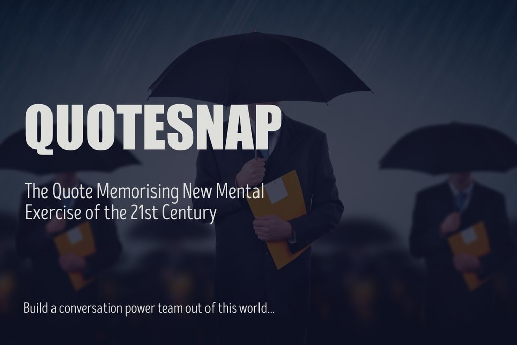Quotesnap is just like having your own personal power team of conversational advisors in your head, and it has done far more than just make me a more interesting and engaging conversationalist.

Read more 👉 pxlme.me/5lEDzS6J

#quotesnap #overcomingshyness