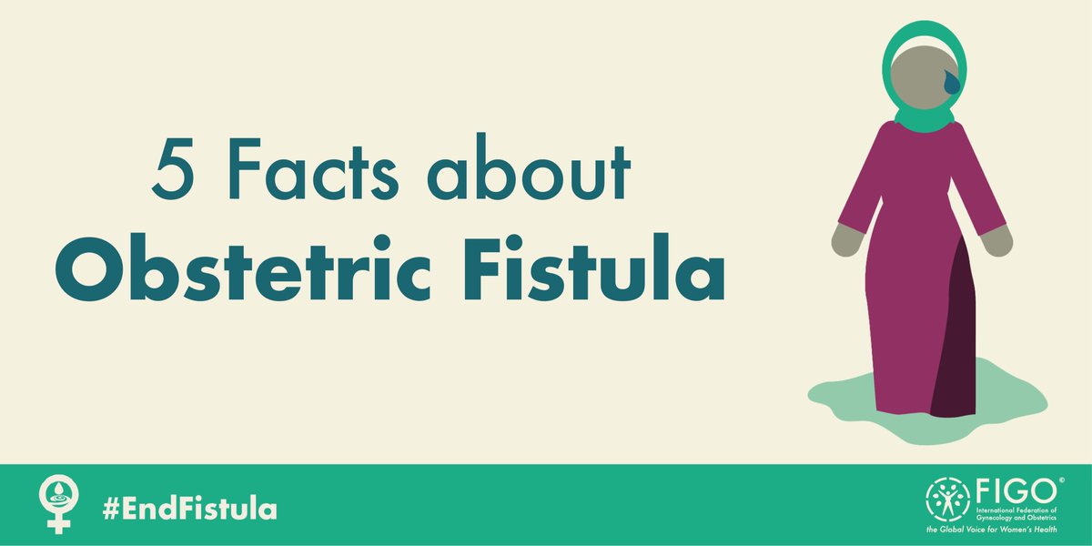 FIGOHQ's tweet photo. This Sunday 23rd of May will mark the International Day to End Obstetric Fistula. 

#Obstetricfistula is a neglected public health and human rights issue. Here is key information about the condition around the world: a thread (1/6) https://t.co/x2ypHE1gST
