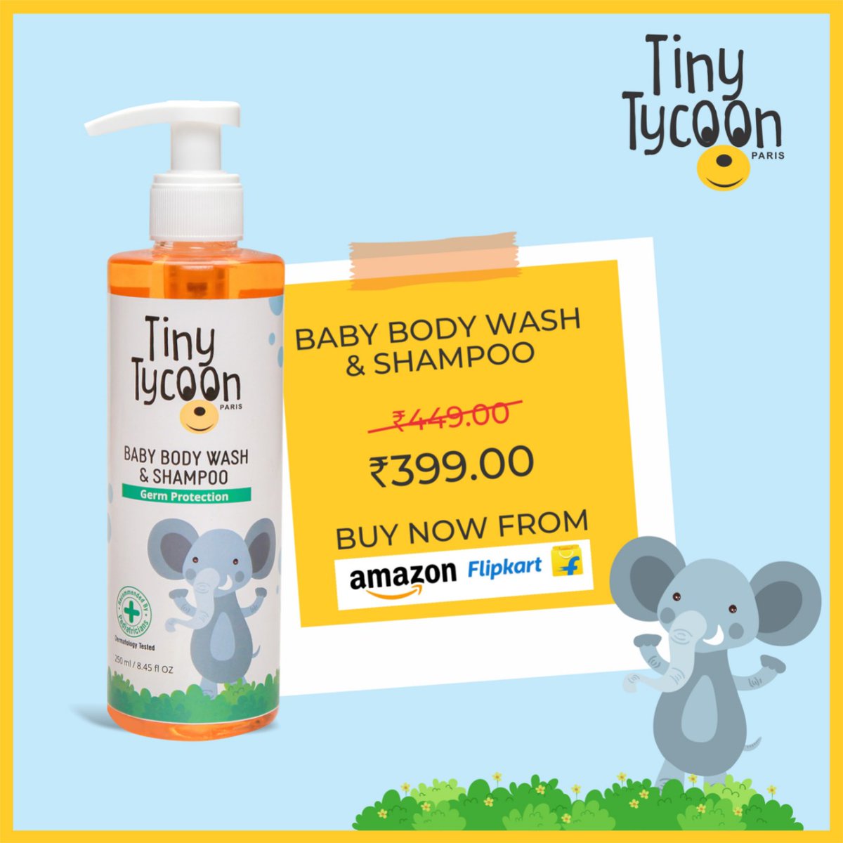 Tinytycoon1's tweet photo. Give your baby a nourishing, soft, and gentle bath to your baby with Tiny Tycoon Baby Bodywash &amp; Shampoo.

Buy now from https://t.co/uYL8q11JH3, Amazon and Flipkart.

#Tinytycoon #Babyproducts #Newbornbaby #Babycareproducts #Babyskincare #Skincareproducts #Babyskinproducts https://t.co/Xfzq7KBgul