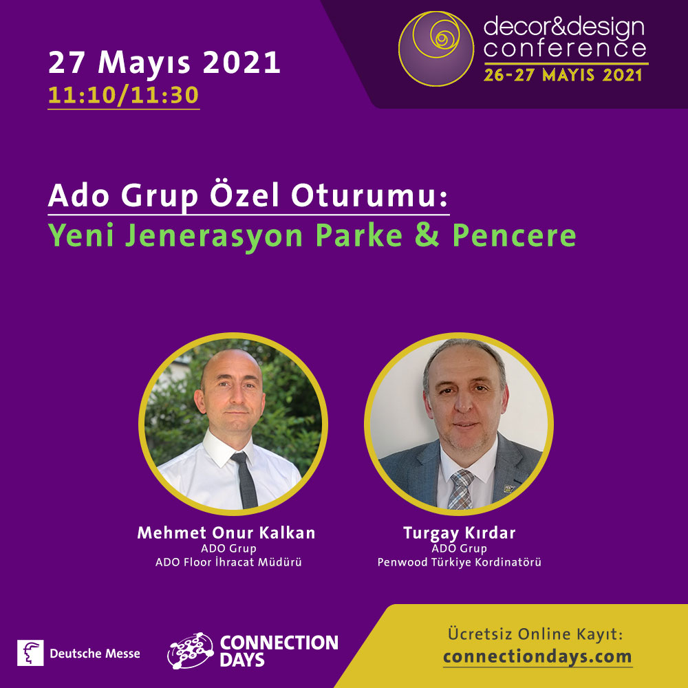 connection_days's tweet photo. Decor &amp; Design Conference, 26 - 27 Mayıs 2021'de sizlerle buluşmaya hazırlanıyor! Oturumlar, paneller ve Keynote konuşmacılar ile iki-gün gün sürecek olan Decor &amp; Design Conference, mimari, dekorasyon ve iç mekan tasarımı alanında uzman tasarımcı ve mimarları ağırlayacak! https://t.co/NMnvYEV8p2