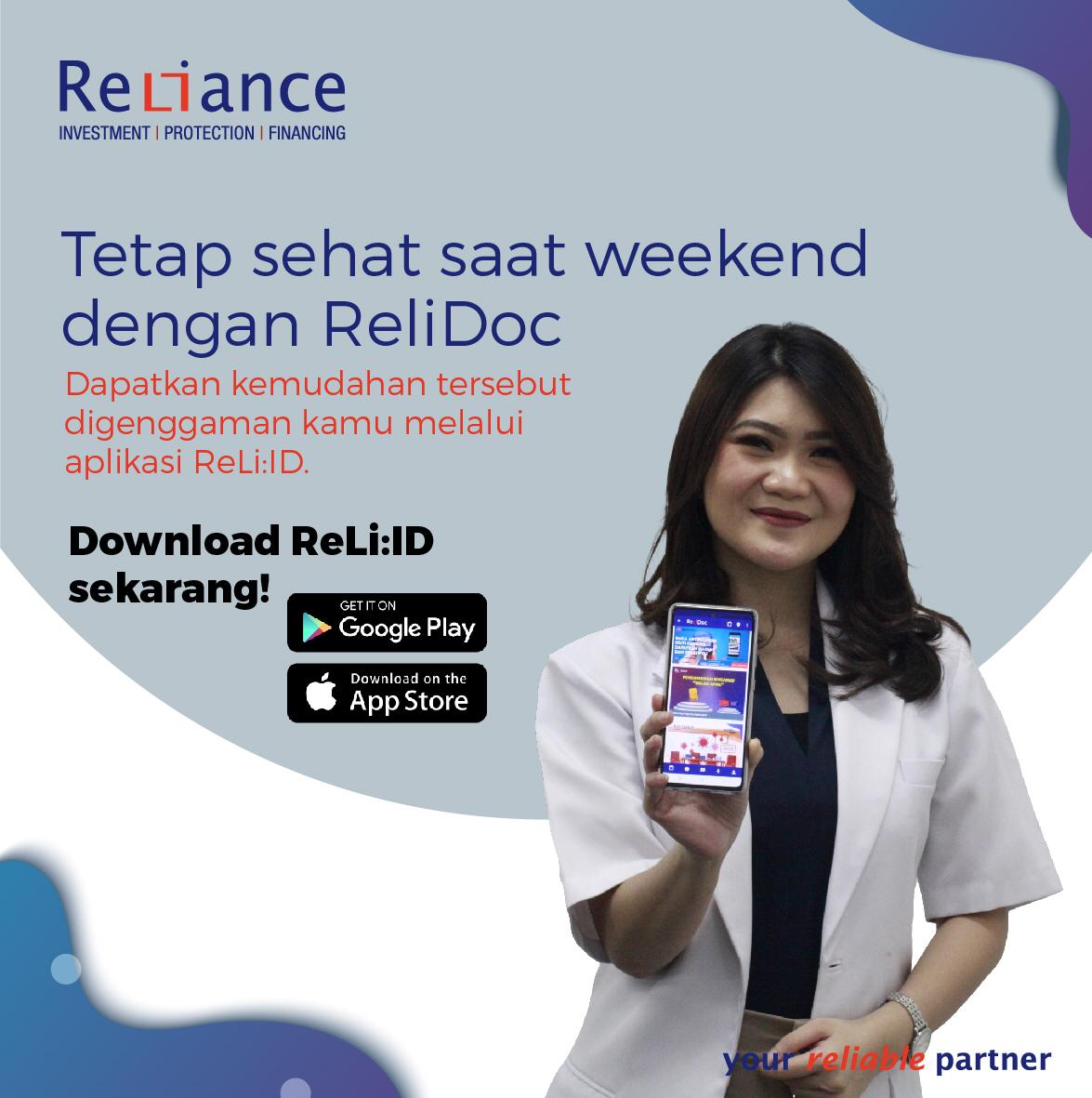 Reliance_ID's tweet photo. Weekend tiba,biasanya banyak agenda yang sudah diatur mendadak batal karena mager sehingga waktu liburnya lewat begitu aja dengan rebahan. Namun jangan khawatir, ada layanan ReliDoc yang selalu siap menjaga kesehatan peserta Asuransi Reliance Indonesia. Download ReLi:ID sekarang! https://t.co/g3P0b5AOaD