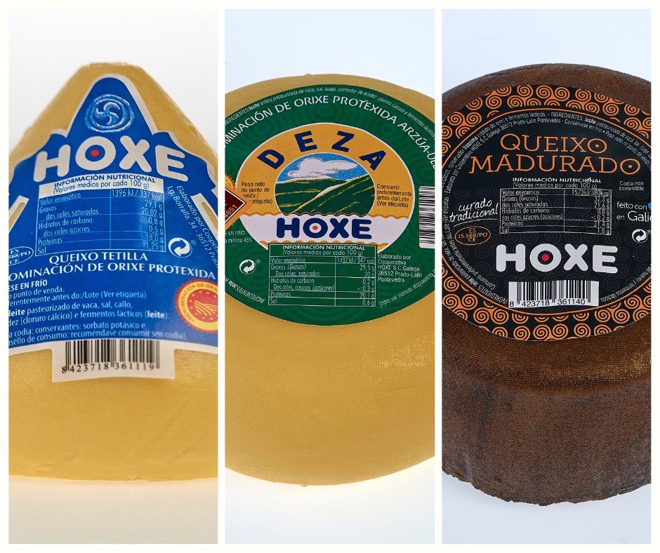 HOXEqueixos's tweet photo. Os lácteos son unha importante fonte de proteínas de elevada calidade, vitaminas (A, D, B2 e B12) e, principalmente, son unha excelente fonte de calcio! Por iso lembra consumir de 2 a 3 racións de lácteos ao día!!
#leite #iogur #queixo #lácteos #proteínas #calcio #HOXEQueixos https://t.co/emOy1uSHDO