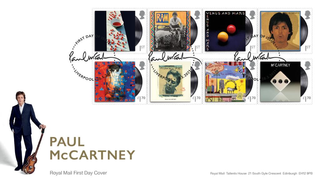 Paul McCartney Special Stamps 2021