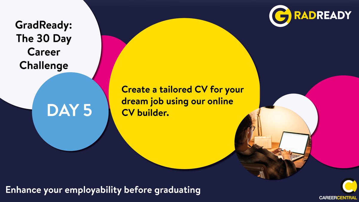 ⭐ 30 Day Challenge: Day 5 ⭐
Whether your CV needs making for the first time or is in need of a rebuild, you can use our CV builder to make that first step towards getting your dream job. 
Build it now: bit.ly/3tXmnIq