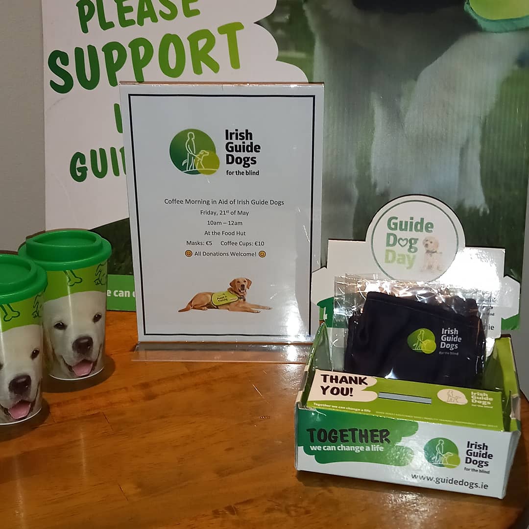 Looking forward to our @irishguidedogs coffee morning today. (take away coffee) If you're in the area pop in, its for a great cause.